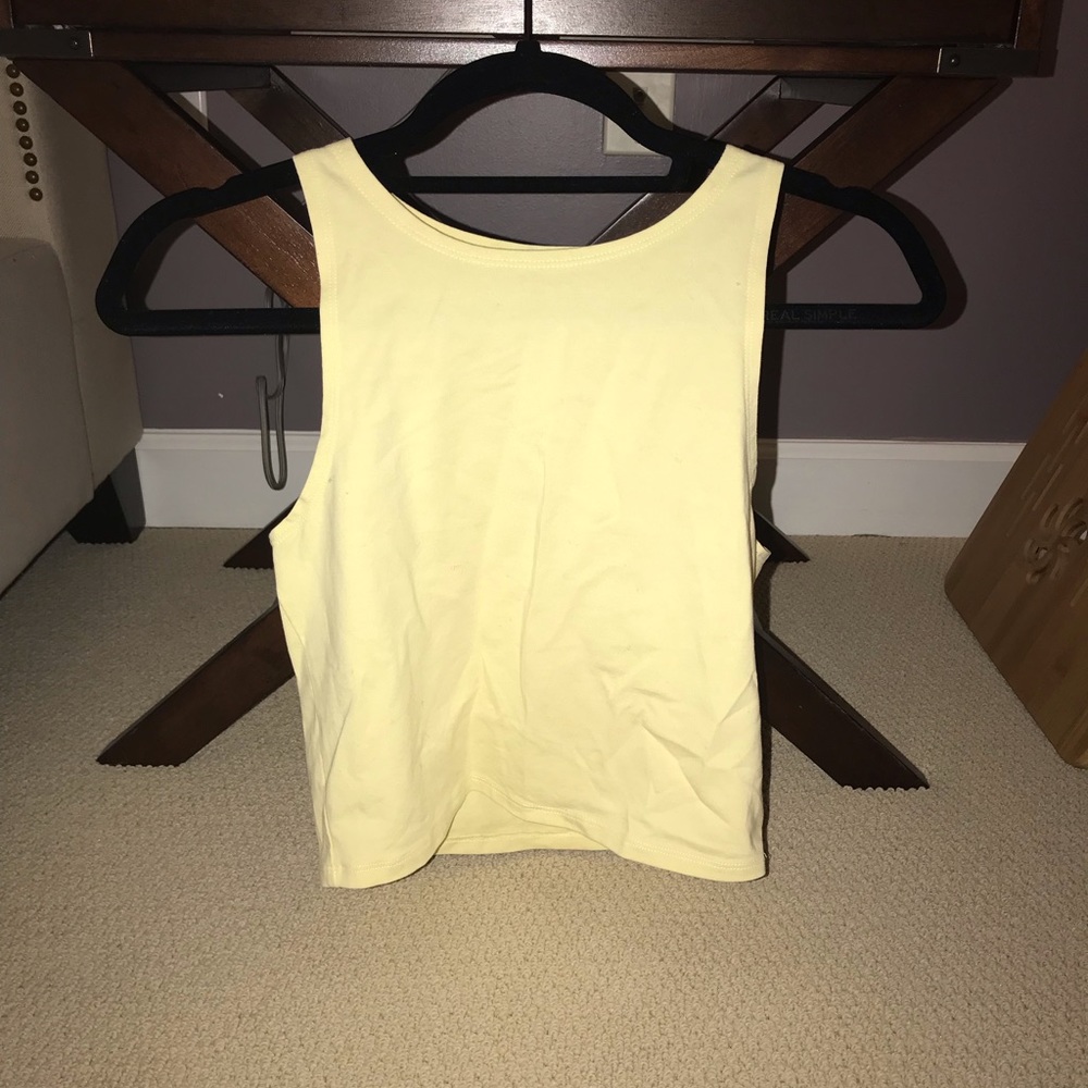 Yellow Forever 21 Tank Top